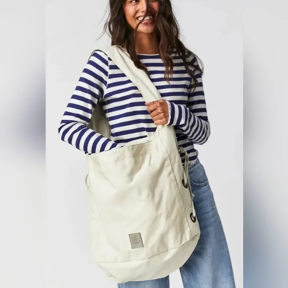 We The Free Cream Tote Bag - Picture 2 of 4